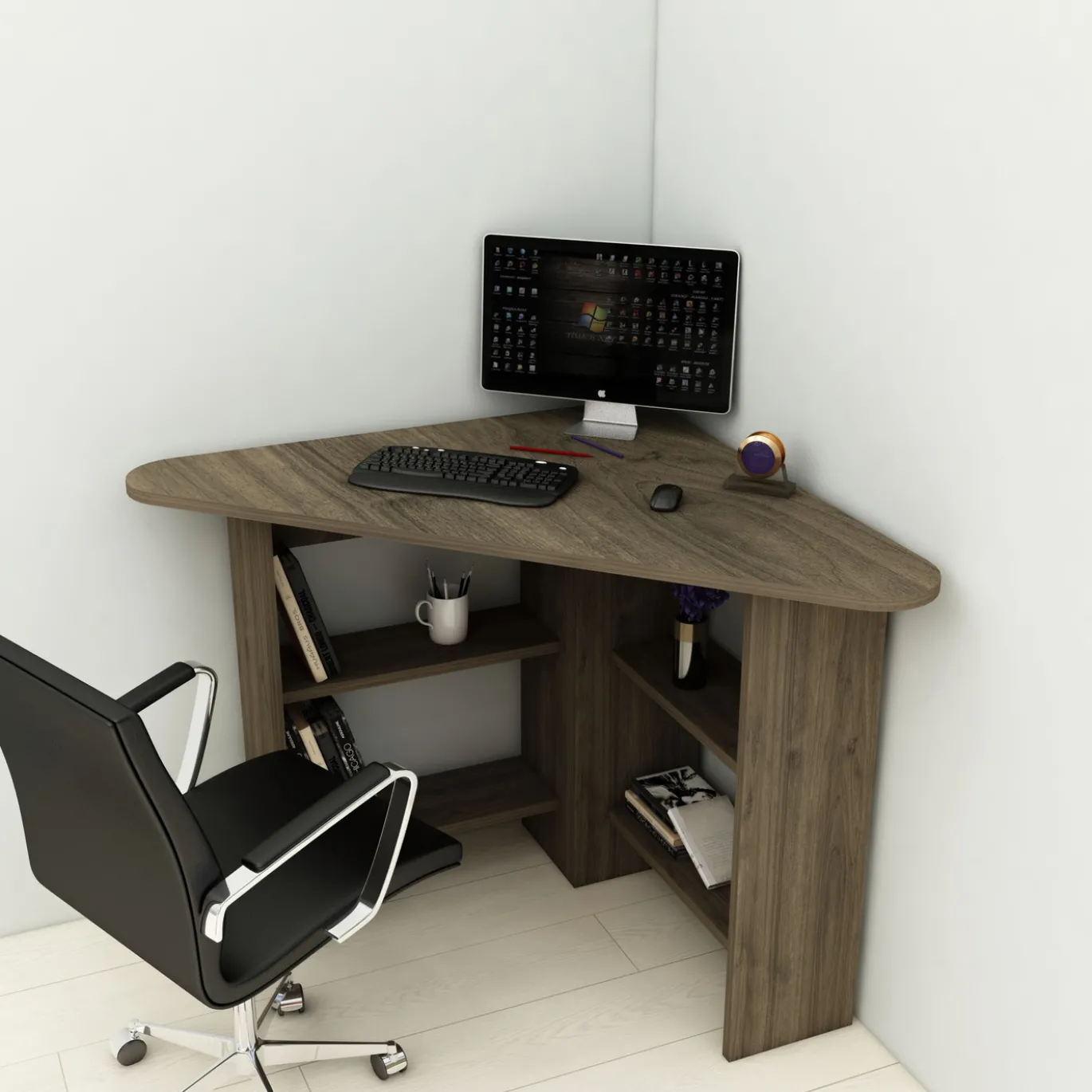 Bureau Corner Walnoot
