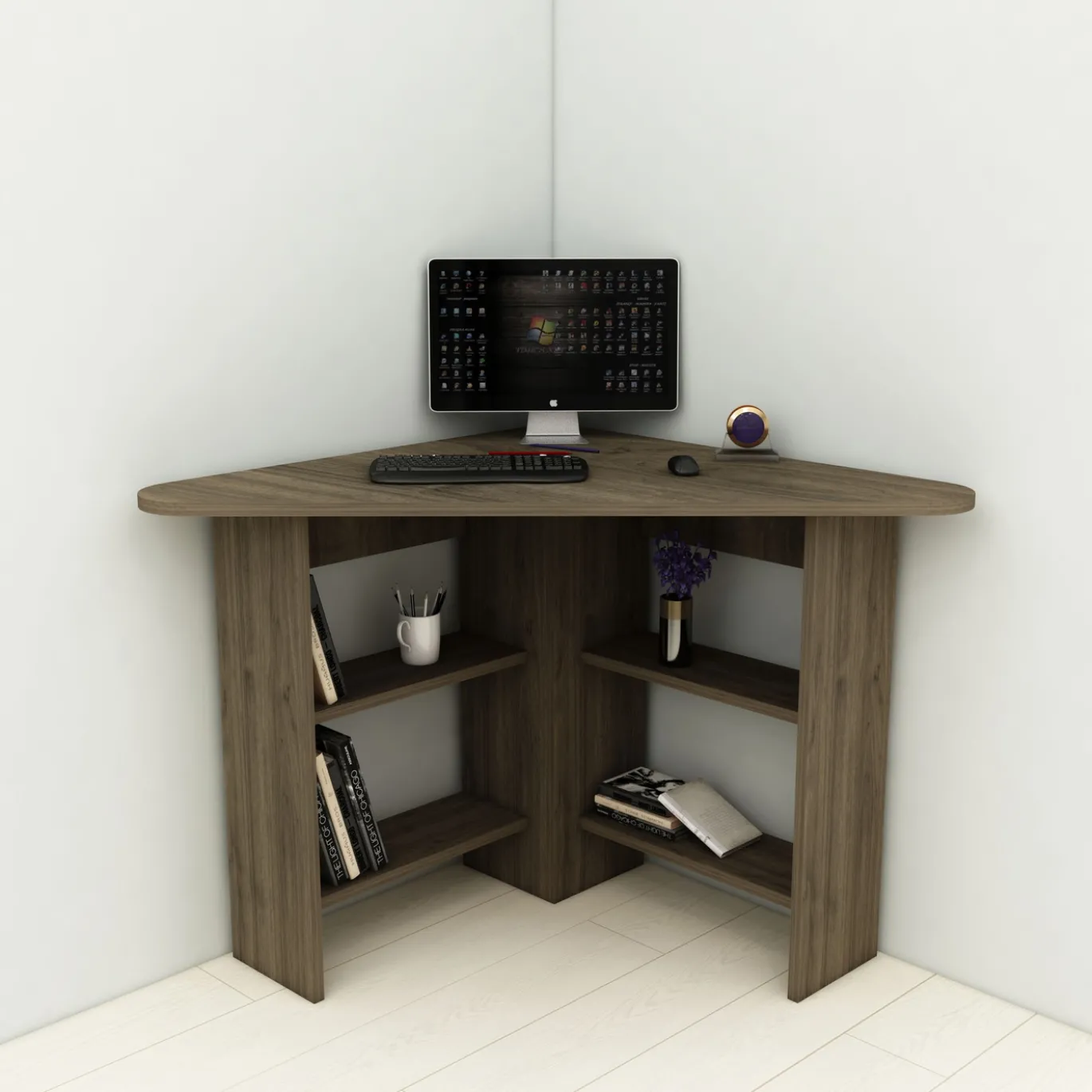 Bureau Corner Walnoot