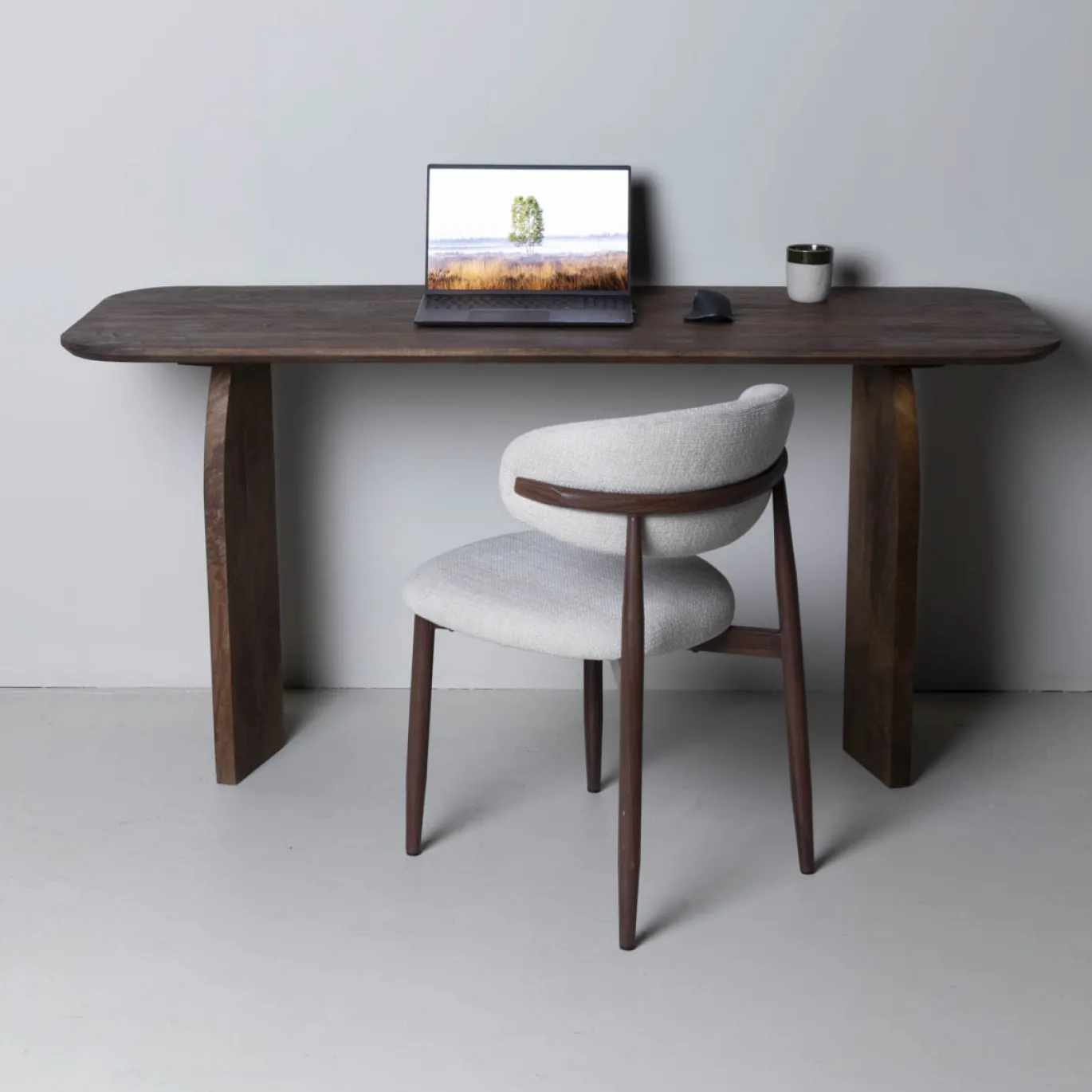 Bureau Dalarna Donkerbruin 160cm - Giga Meubel