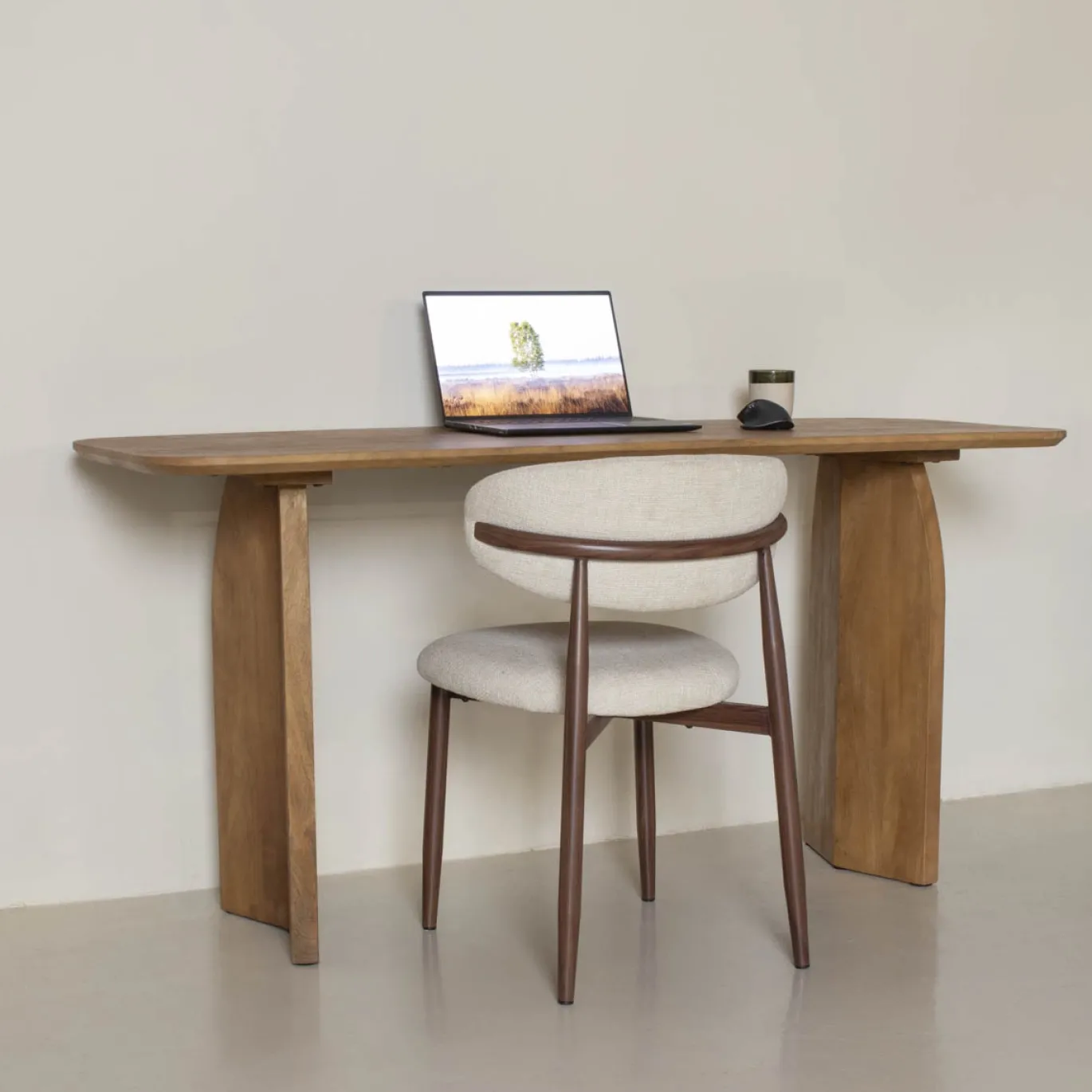 Bureau Dalarna Naturel 160cm - Giga Meubel