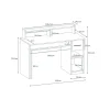 Bureau Eslem Wit 120cm