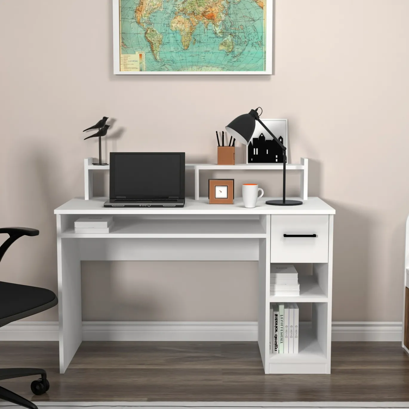 Bureau Eslem Wit 120cm