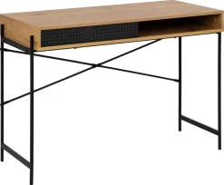 Bureau Finn Paper Mat Wild Eiken 110cm - Giga Living