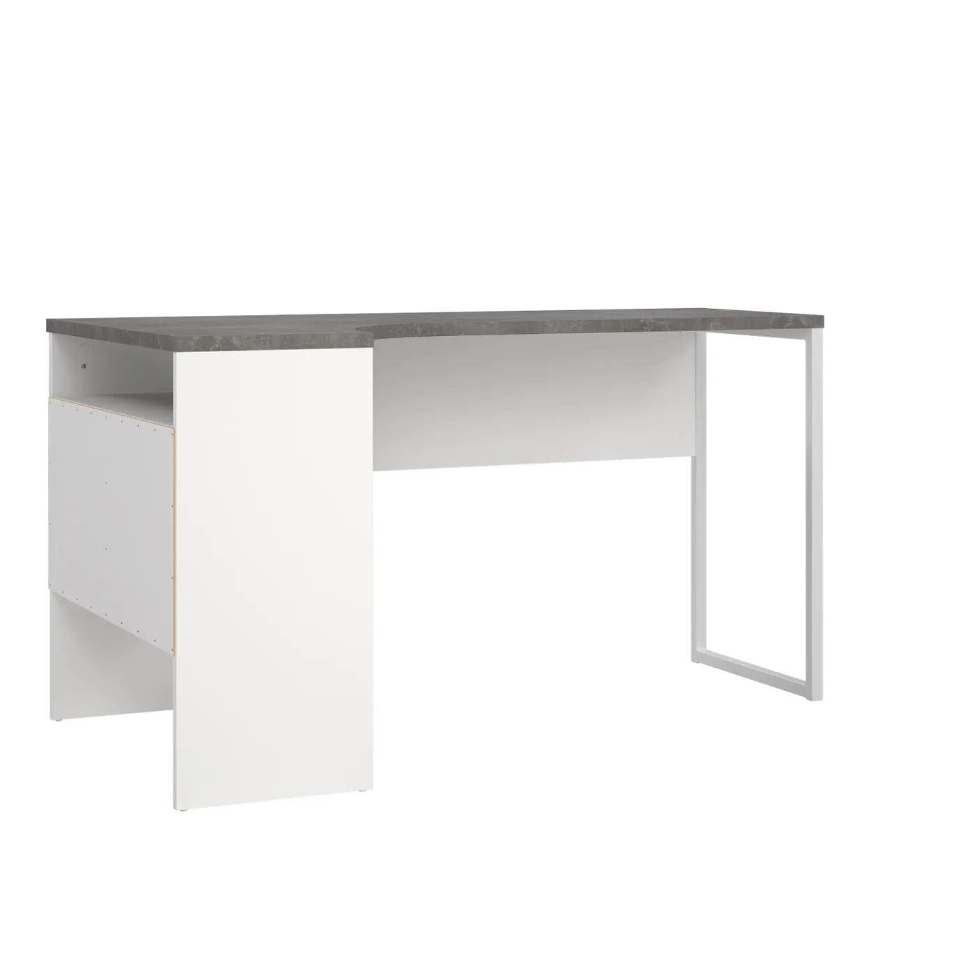Bureau Function Plus 2 lades Wit/Oxid Beton - Giga Living