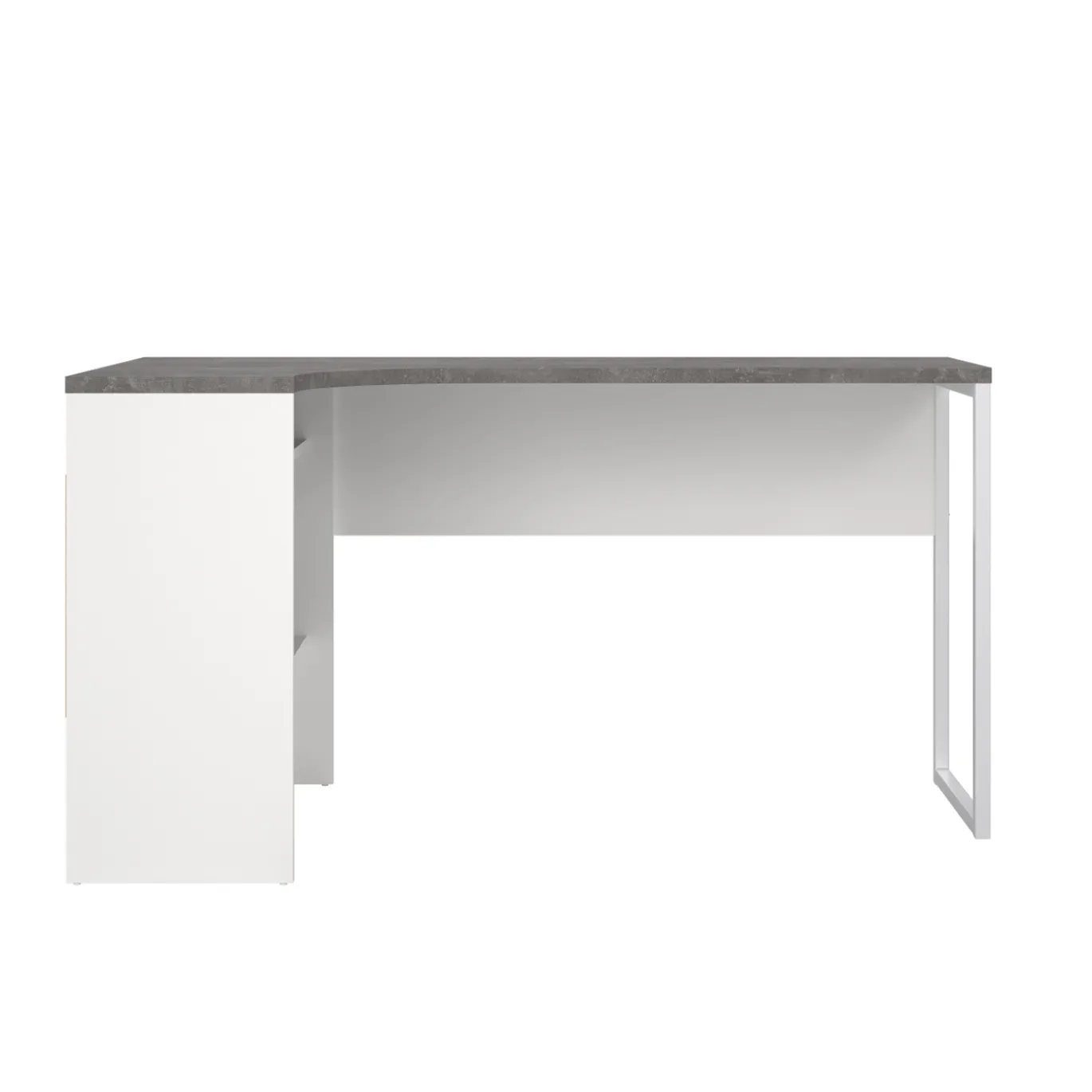 Bureau Function Plus 2 lades Wit/Oxid Beton - Giga Living
