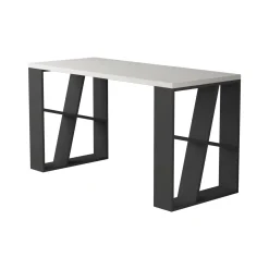 Bureau Honey Wit/Antraciet 140cm
