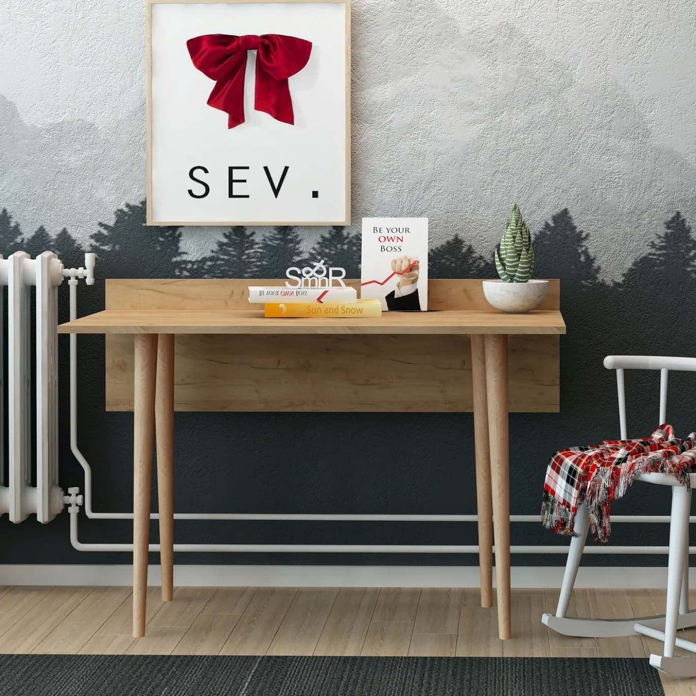 Bureau Imma Melamine Naturel
