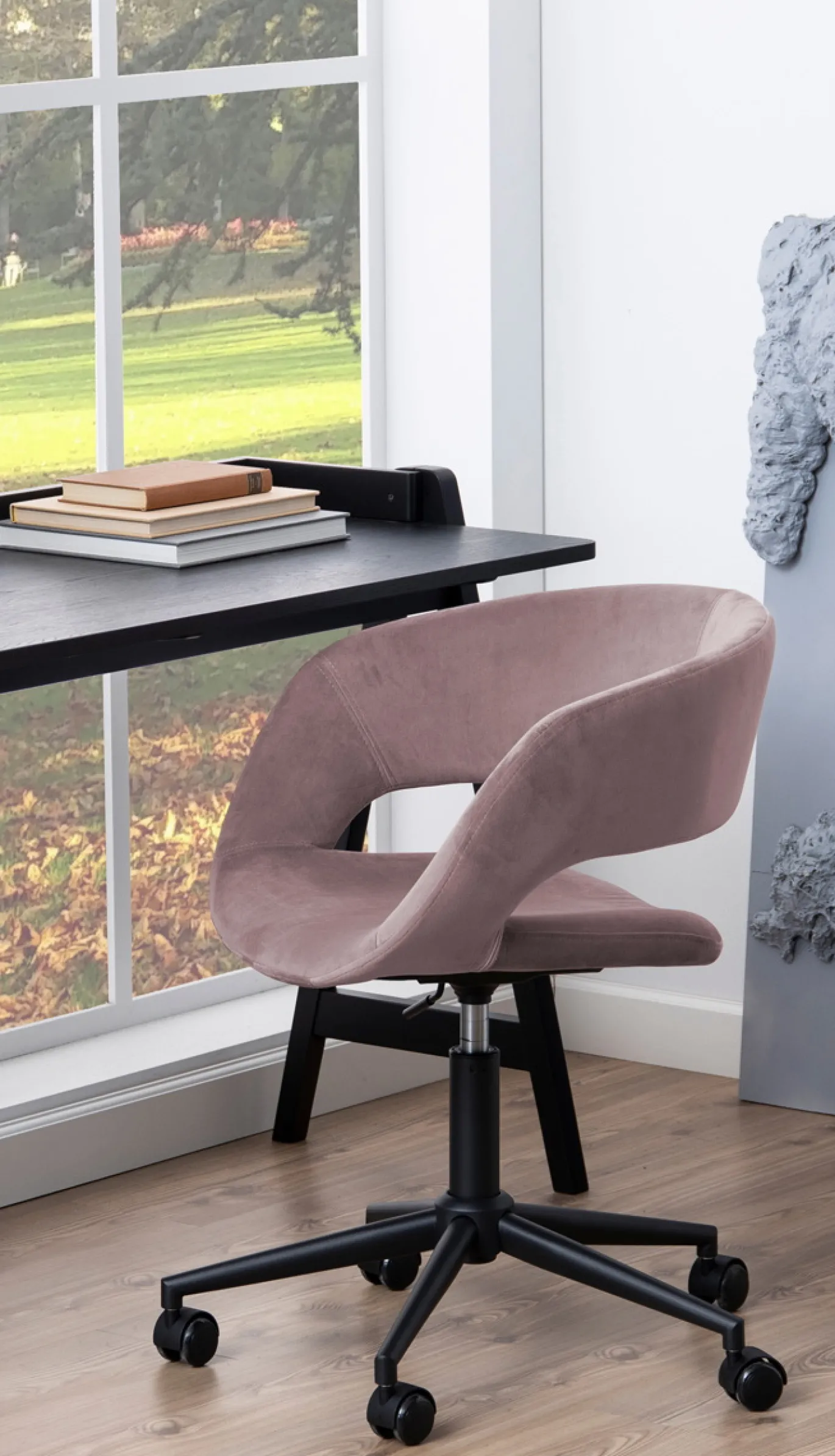 Bureau Jax MDF Zwart 127cm - Giga Living