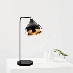 Bureaulamp Yildo Zwart/Koper
