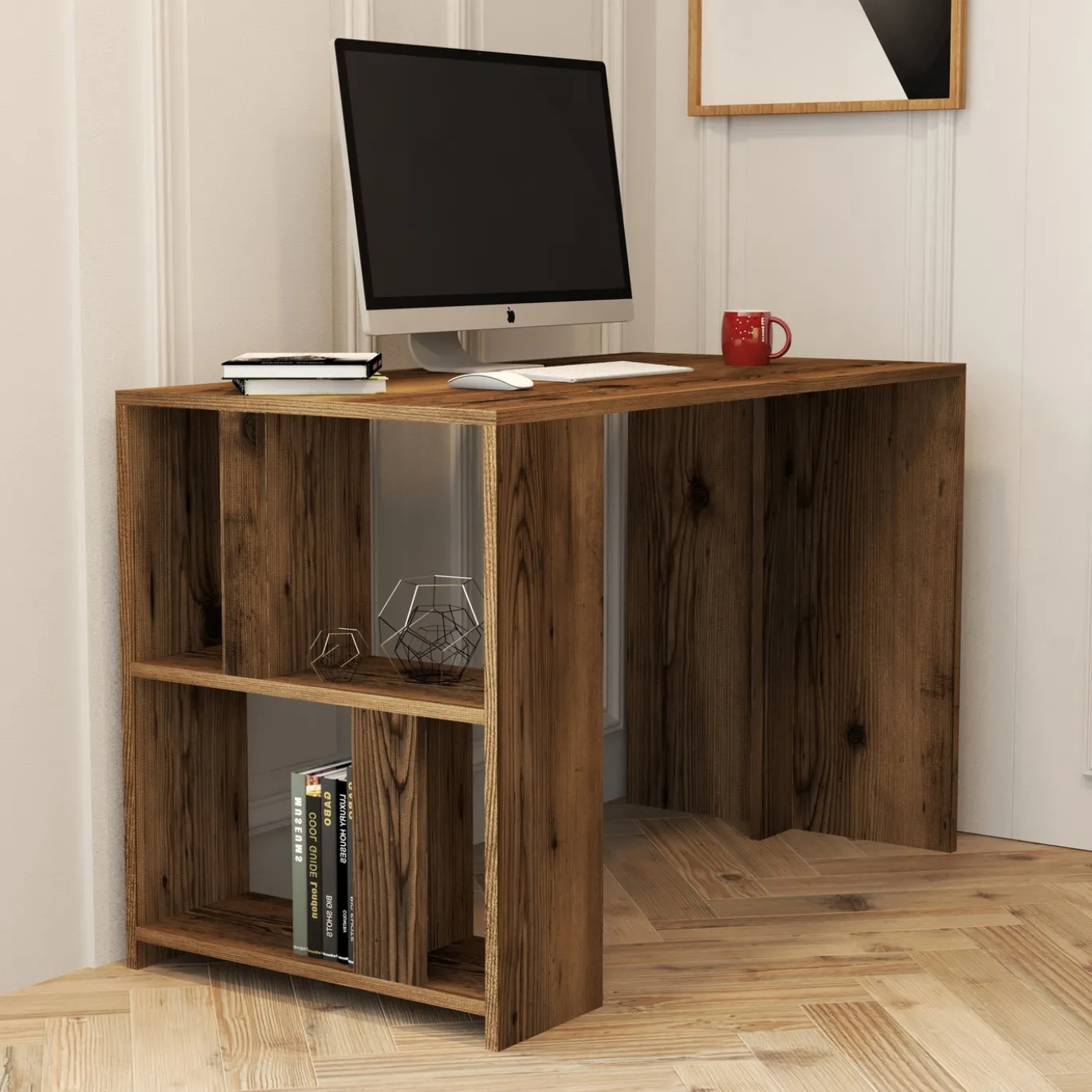 Bureau Lima Walnoot 120cm