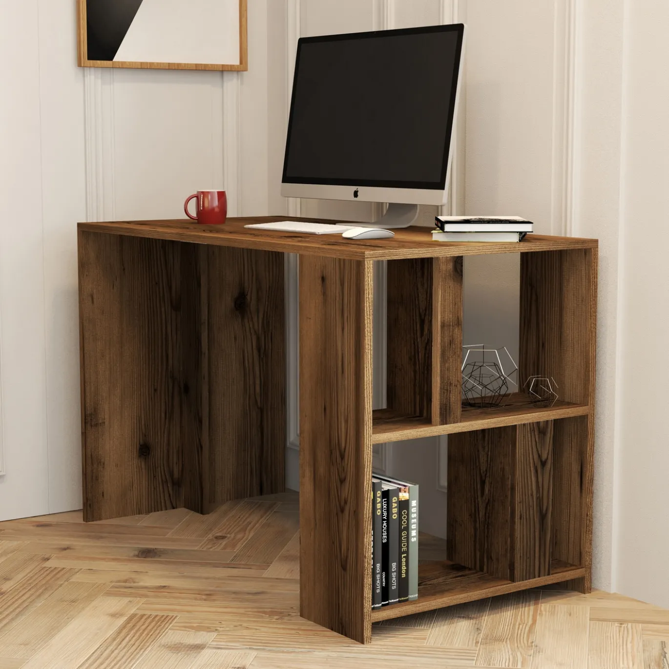 Bureau Lima Walnoot 120cm
