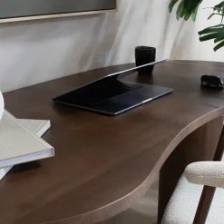 Bureau Livana Donkerbruin 160cm - Giga Meubel