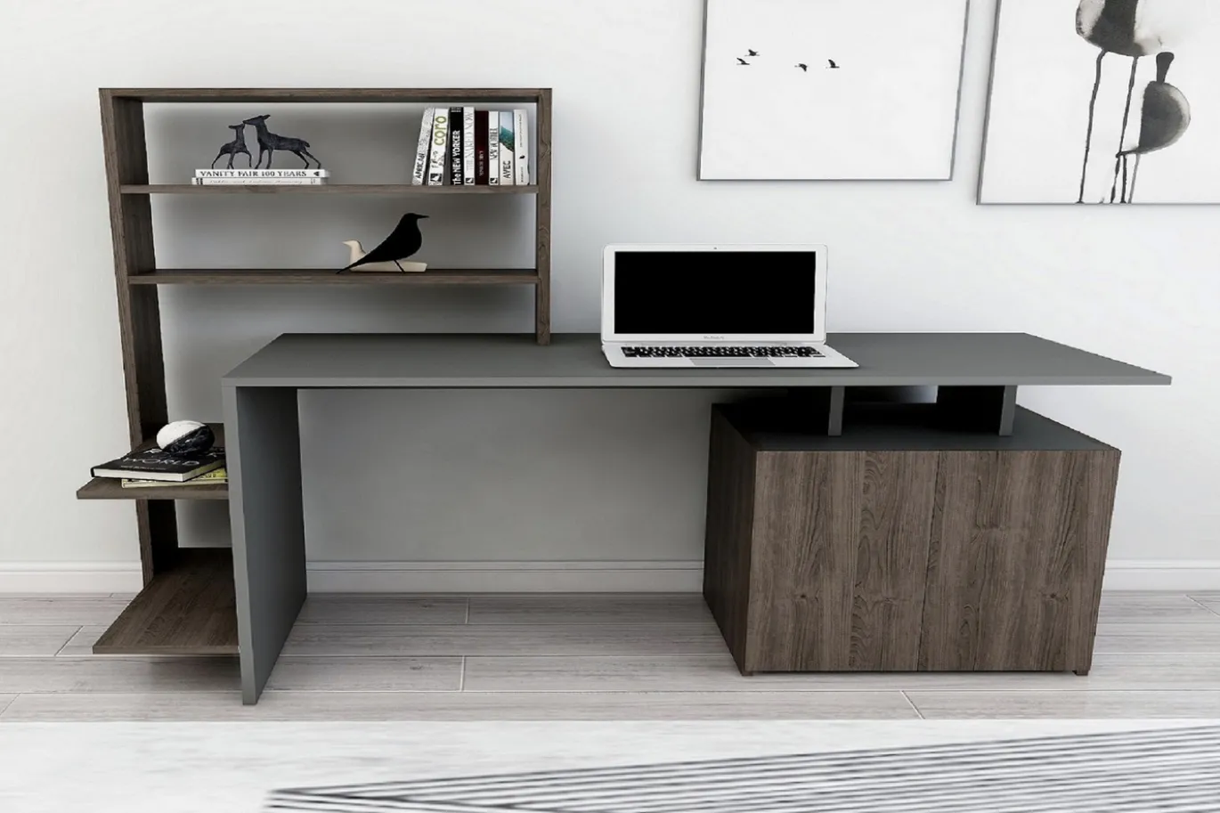 Bureau Melis Walnoot/Antraciet