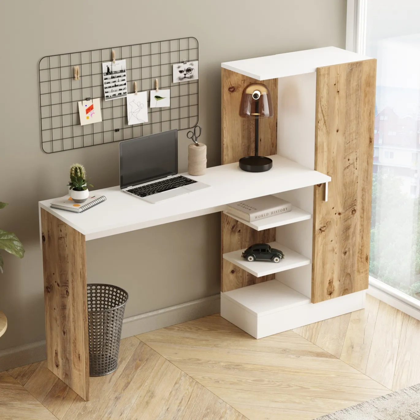Bureau Nurhak Naturel/Wit