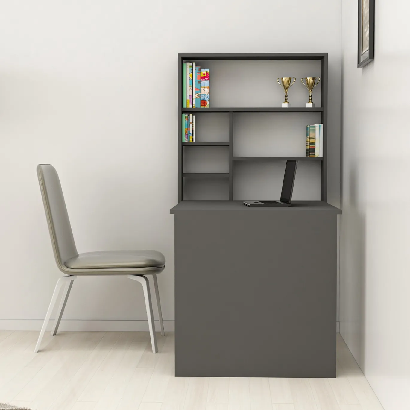 Bureau Sedir Antraciet 90cm
