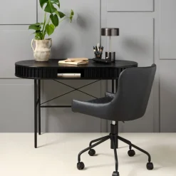 Bureau Siena Zwart 60x120 cm - Giga Living