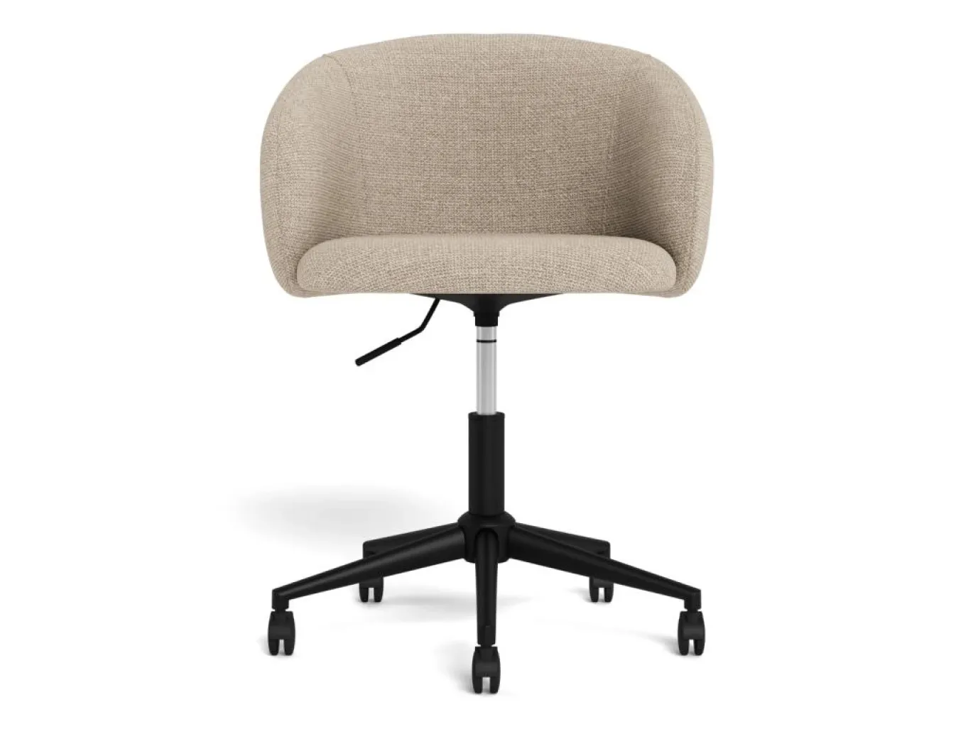 Bureaustoel Lara Met Armleuning Basel Beige - Giga Living