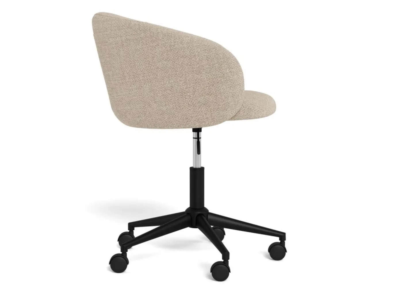 Bureaustoel Lara Met Armleuning Basel Beige - Giga Living