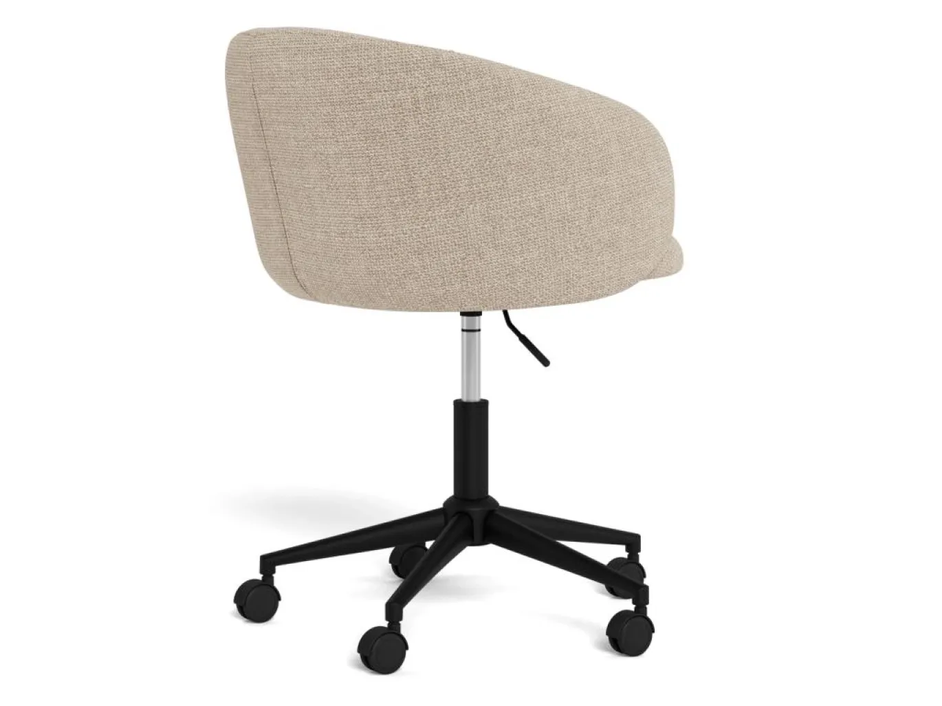 Bureaustoel Lara Met Armleuning Basel Beige - Giga Living