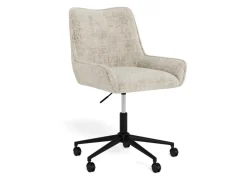 Bureaustoel Logan Met Armleuning Juto Beige - Giga Living