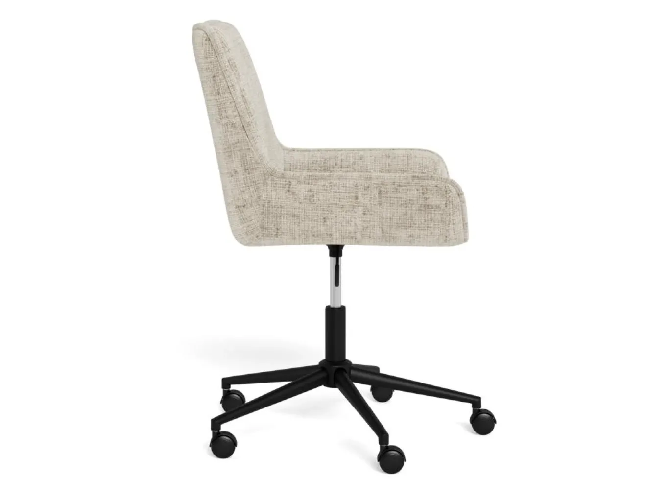Bureaustoel Logan Met Armleuning Juto Beige - Giga Living