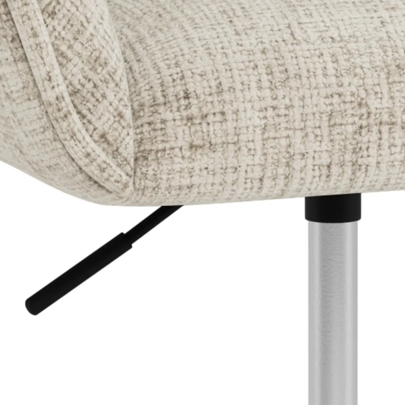 Bureaustoel Logan Met Armleuning Juto Beige - Giga Living