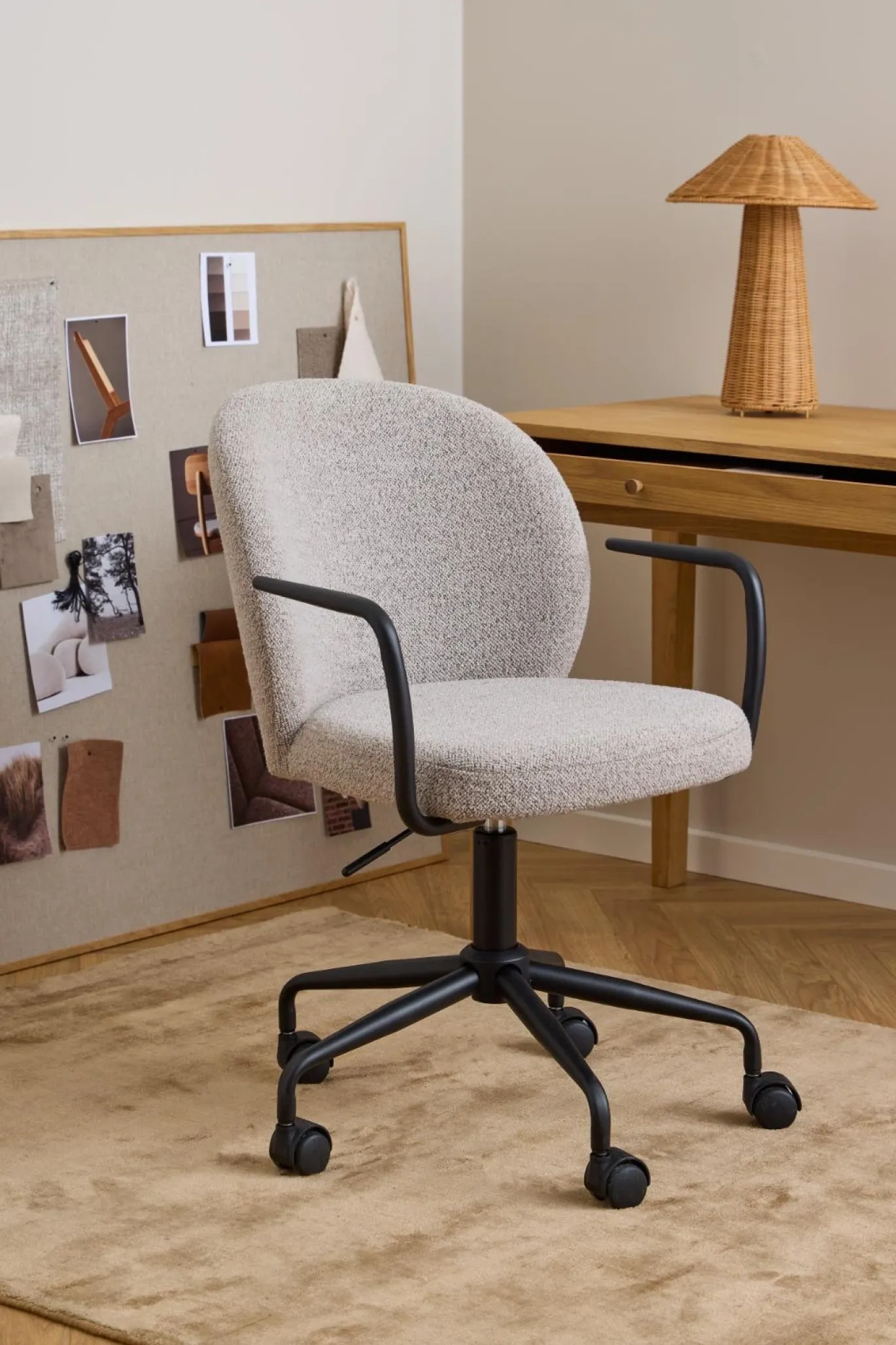 Bureaustoel Santiago Beige - Giga Living
