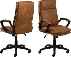 Bureaustoel Tremore Bruin - Giga Living