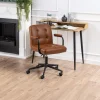 Bureaustoel Vestad Brandy Pu Retro - Giga Living