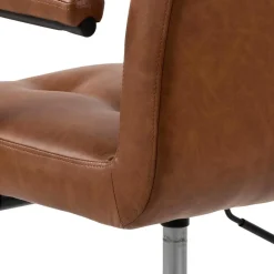 Bureaustoel Vestad Brandy Pu Retro - Giga Living