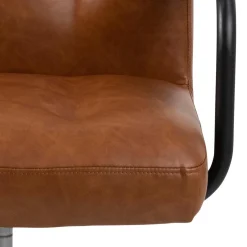 Bureaustoel Vestad Brandy Pu Retro - Giga Living