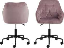 Bureaustoel Zion Roze - Giga Living