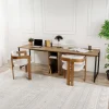 Bureau Twin Naturel 240cm