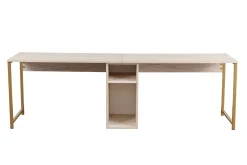 Bureau Twin Travertinlook 240cm