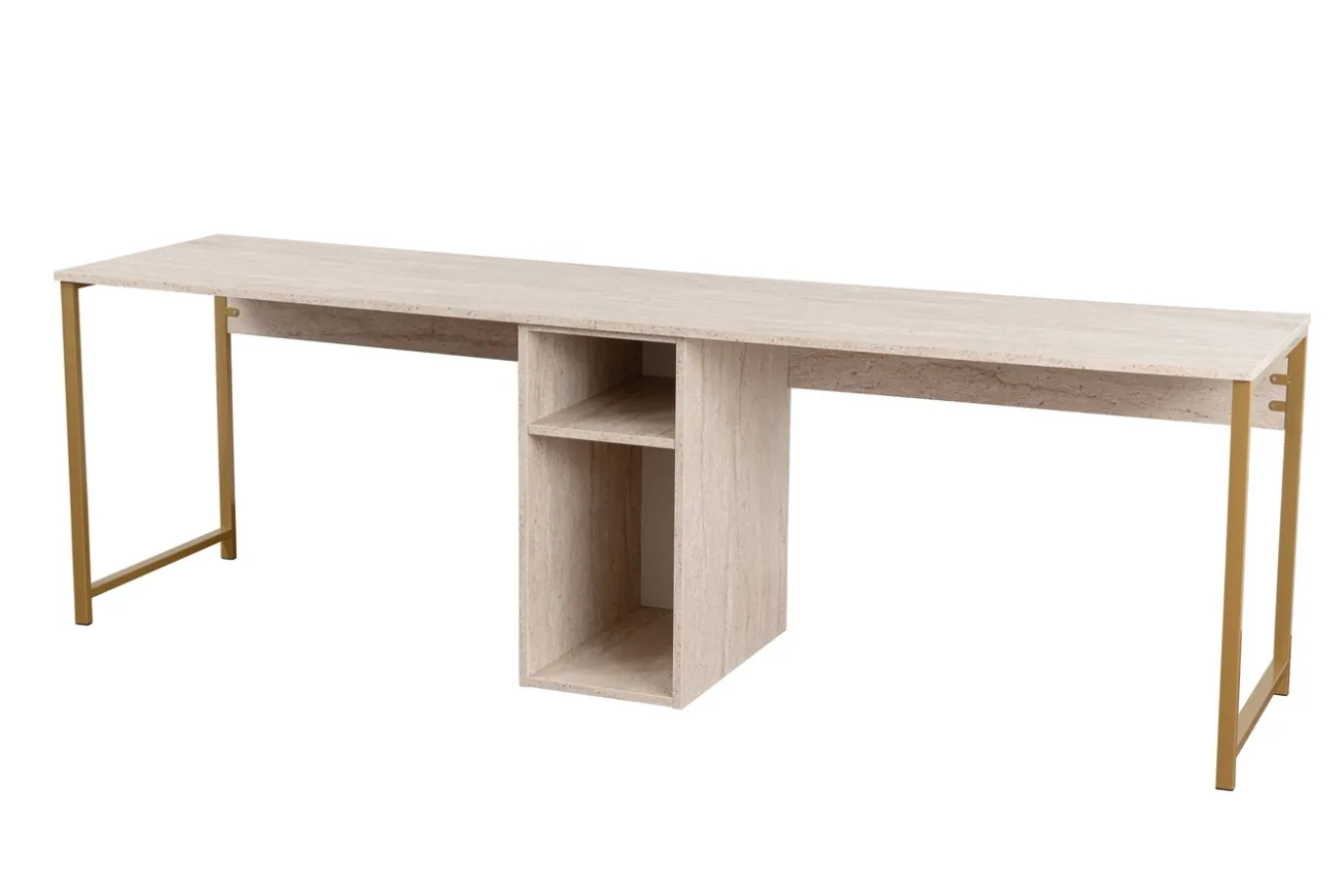 Bureau Twin Travertinlook 240cm