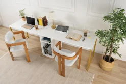 Bureau Twin Wit 240cm