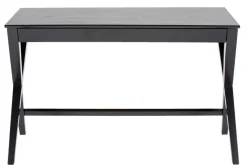 Bureau Werner Eikenfineer Zwart 120cm - Giga Living