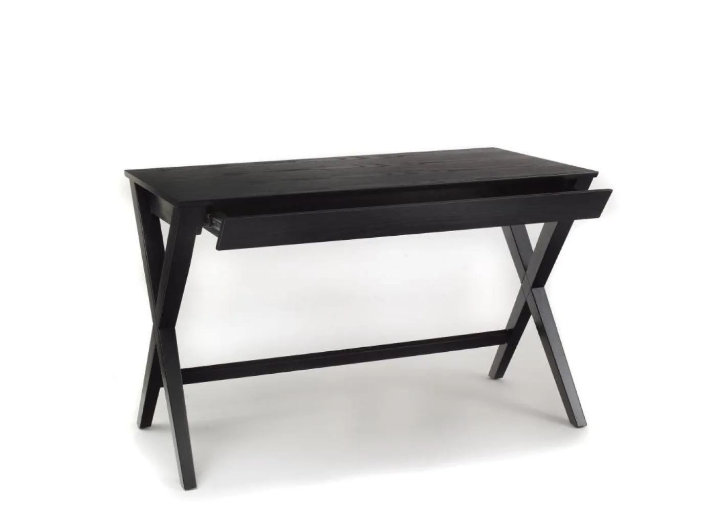 Bureau Werner Eikenfineer Zwart 120cm - Giga Living