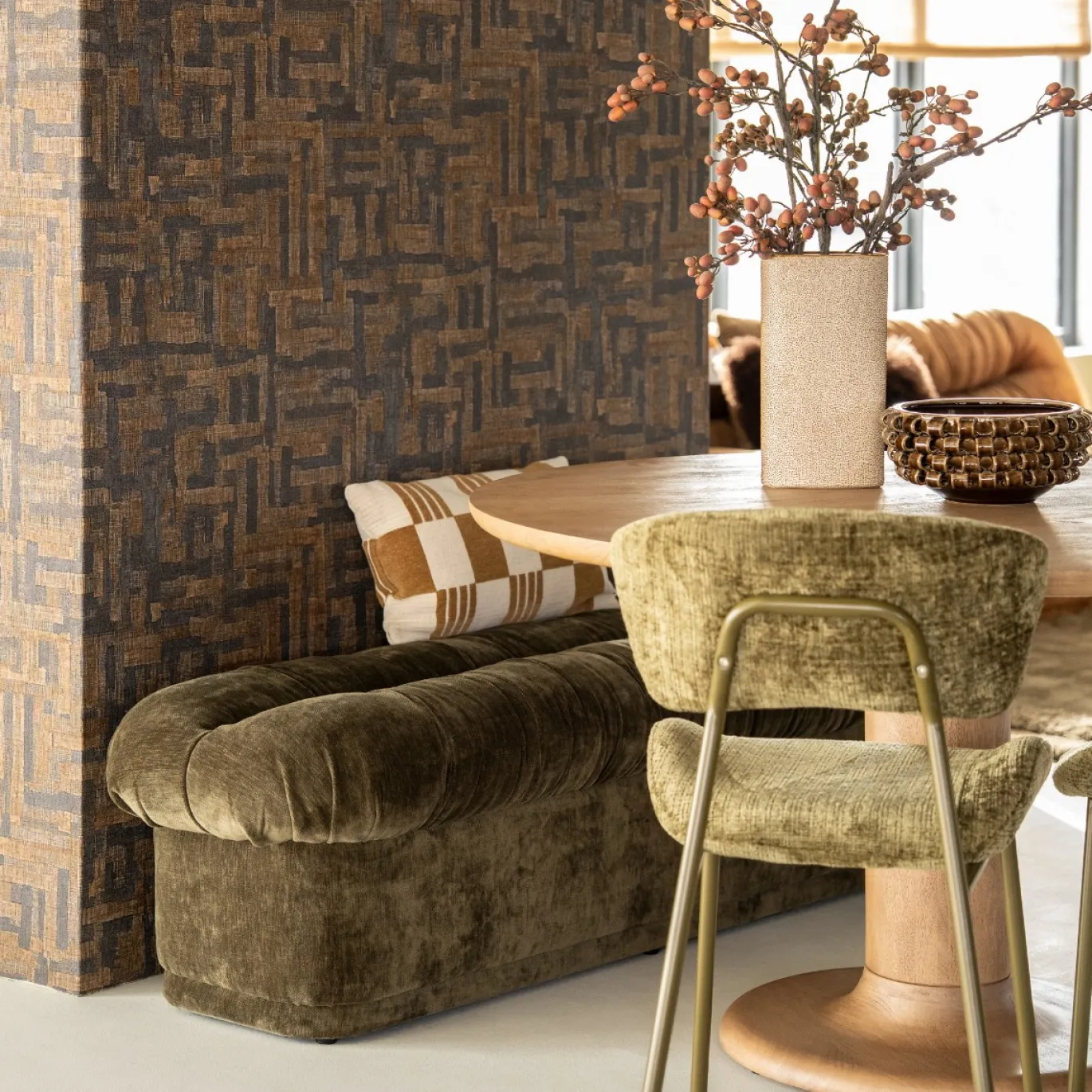 By-Boo Bankje Nook Groen