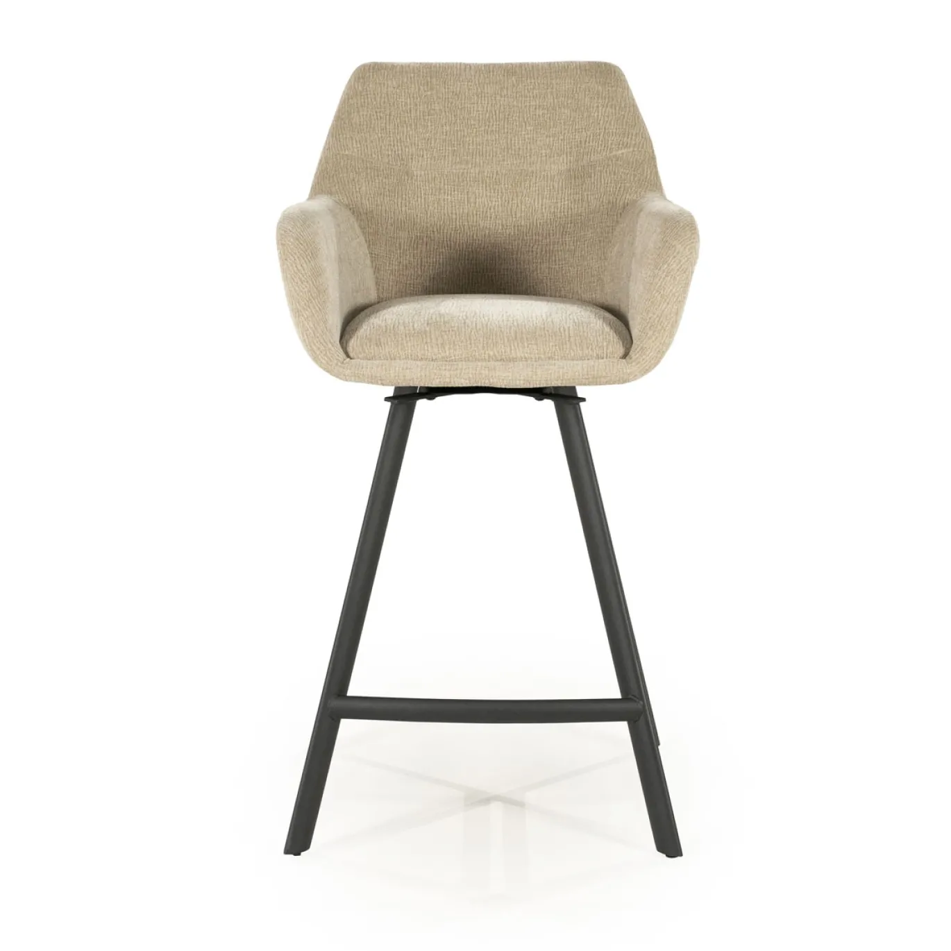 By-Boo Barstoel Bliss Met Armleuning Taupe