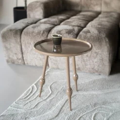 By-Boo Bijzettafel Birdy Bruin