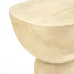 By-Boo Bijzettafel Cobble Hout Naturel