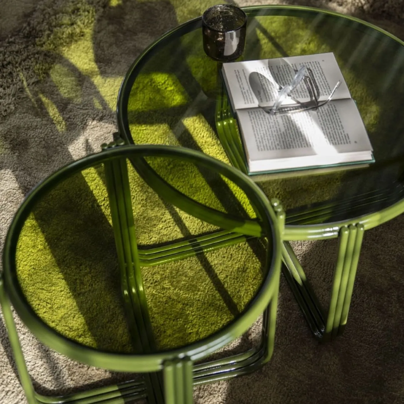 By-Boo Bijzettafel Groovy Groen