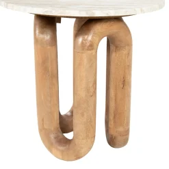 By-Boo Bijzettafel Loopstone Marmer