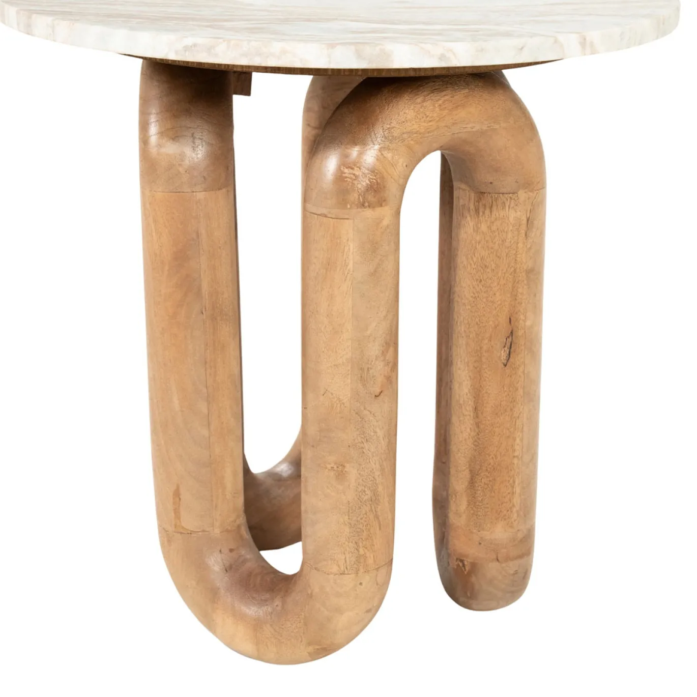 By-Boo Bijzettafel Loopstone Marmer
