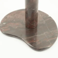 By-Boo Bijzettafel Rosso Marmer Bruin