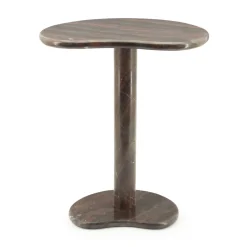 By-Boo Bijzettafel Rosso Marmer Bruin