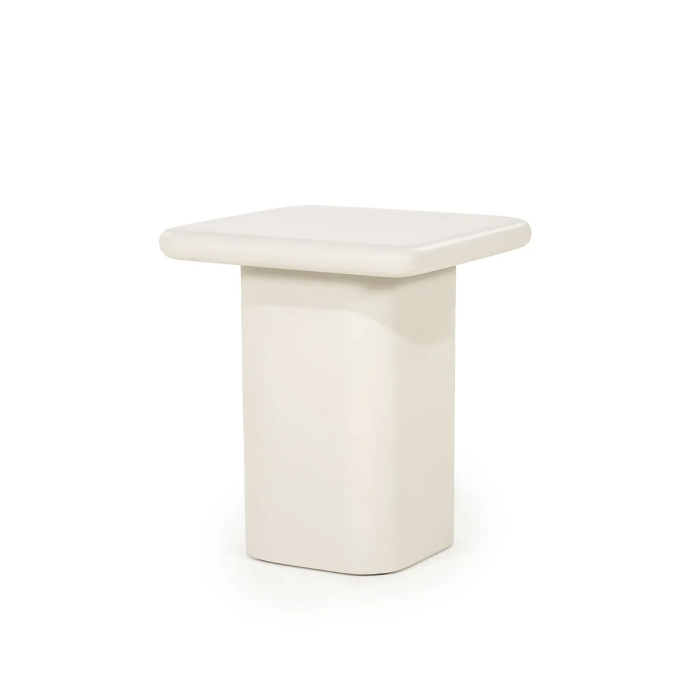 By-Boo Bijzettafel Siminto Wit Small