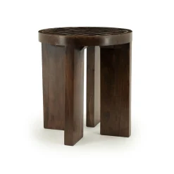 By-Boo Bijzettafel TiledUp Bruin