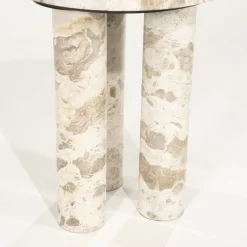 By-Boo Bijzetttafel Marmo Taupe